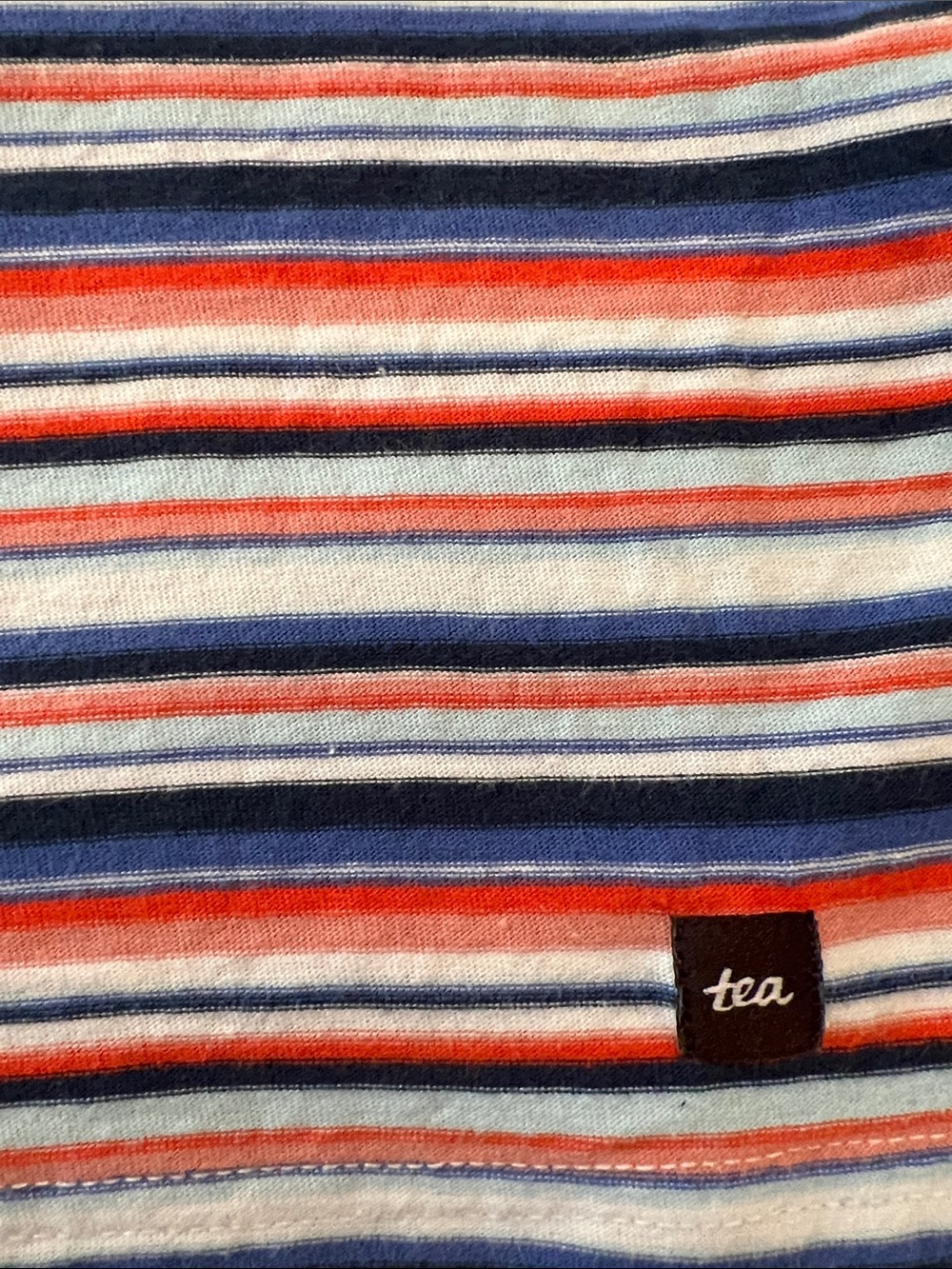 Tea Collection Striped Tee in Red, Blue & White - Picture 4 of 5